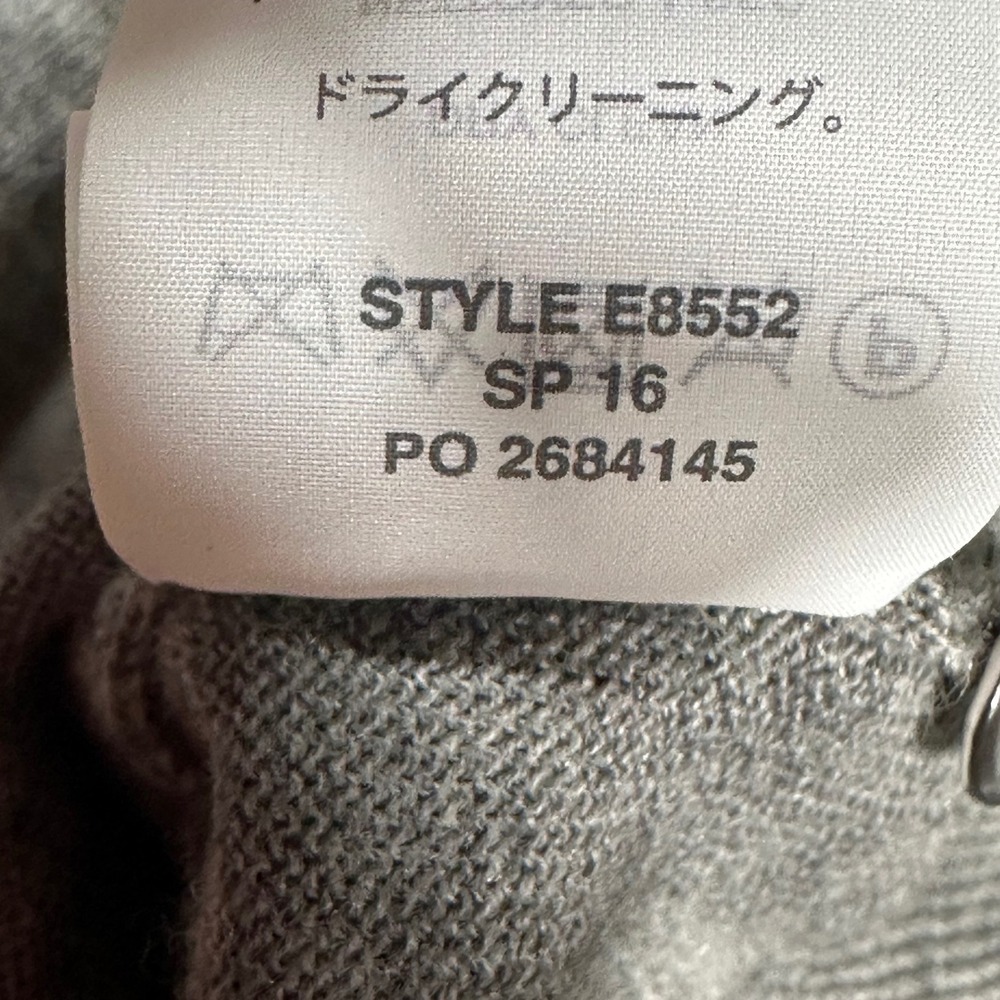 J.Crew Sleeveless Sweater Women Large Gray Merino Wool Shell Contrast Trim E8552 - Picture 10 of 10